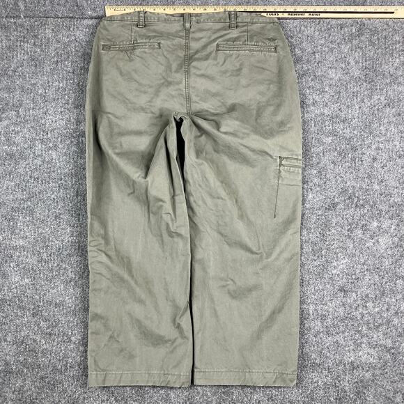 Dockers Cargo Pants Mens Size 34x25.5" Green Cotton Utility Workwear Relaxed Fit - Picture 7 of 8